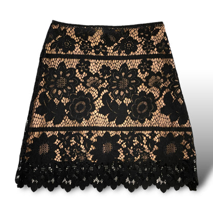 For Love & Lemons Lace Pattern Mini Skirt - main product photo
