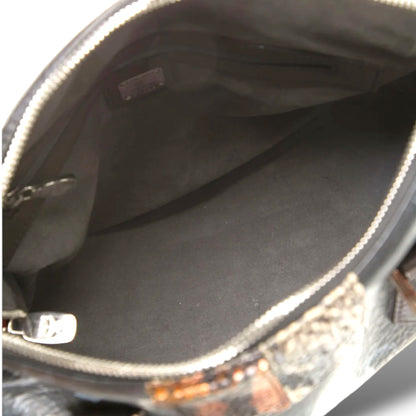 MCM Visetos Python Lion Princess Boston Top Handle Bag - photo 7 of 11