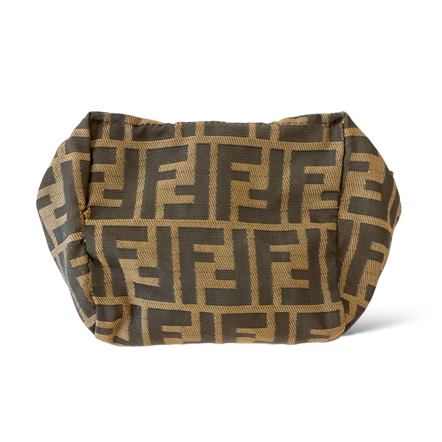 FENDI Vintage Zucca Print Pouch / Makeup Case