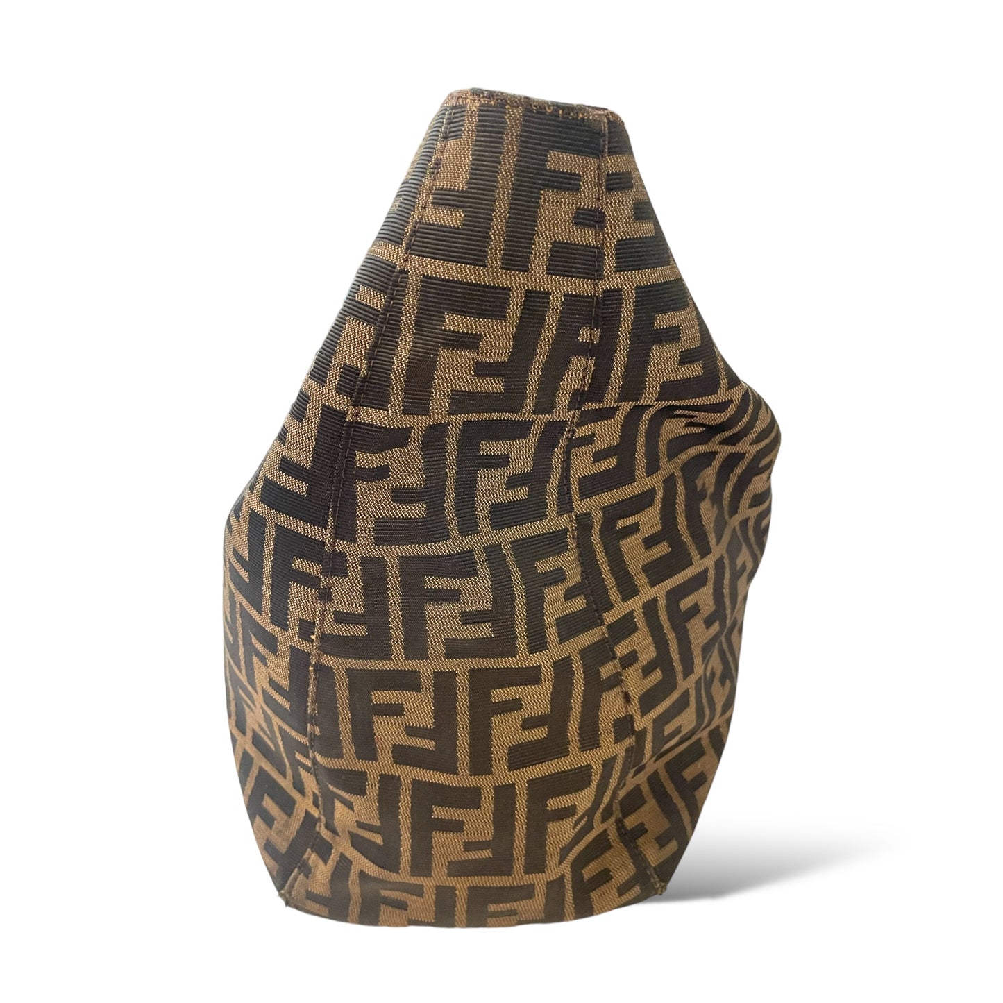 FENDI ZUCCA Print LARGE Vintage Twin Tote