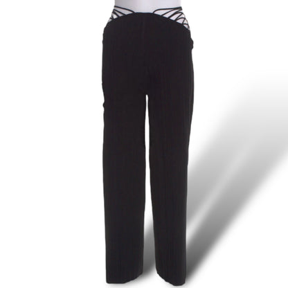 Cult Gaia Wide Leg Pants with Cutout Side Accent - main product photo
