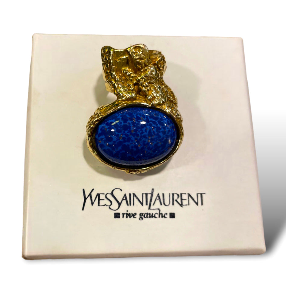 YVES SAINT LAURENT Arty Cocktail Ring |Size: 5|
