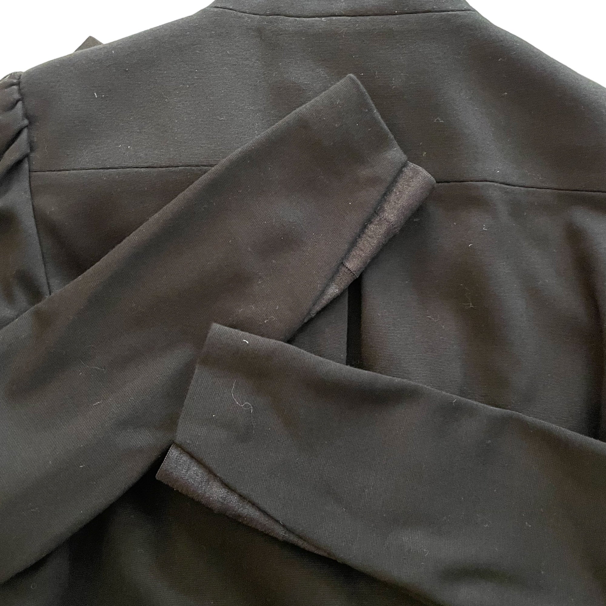 Alice + Olivia Black Bolero Jacket with Stunning Bow Accent  |SIZE: XS|