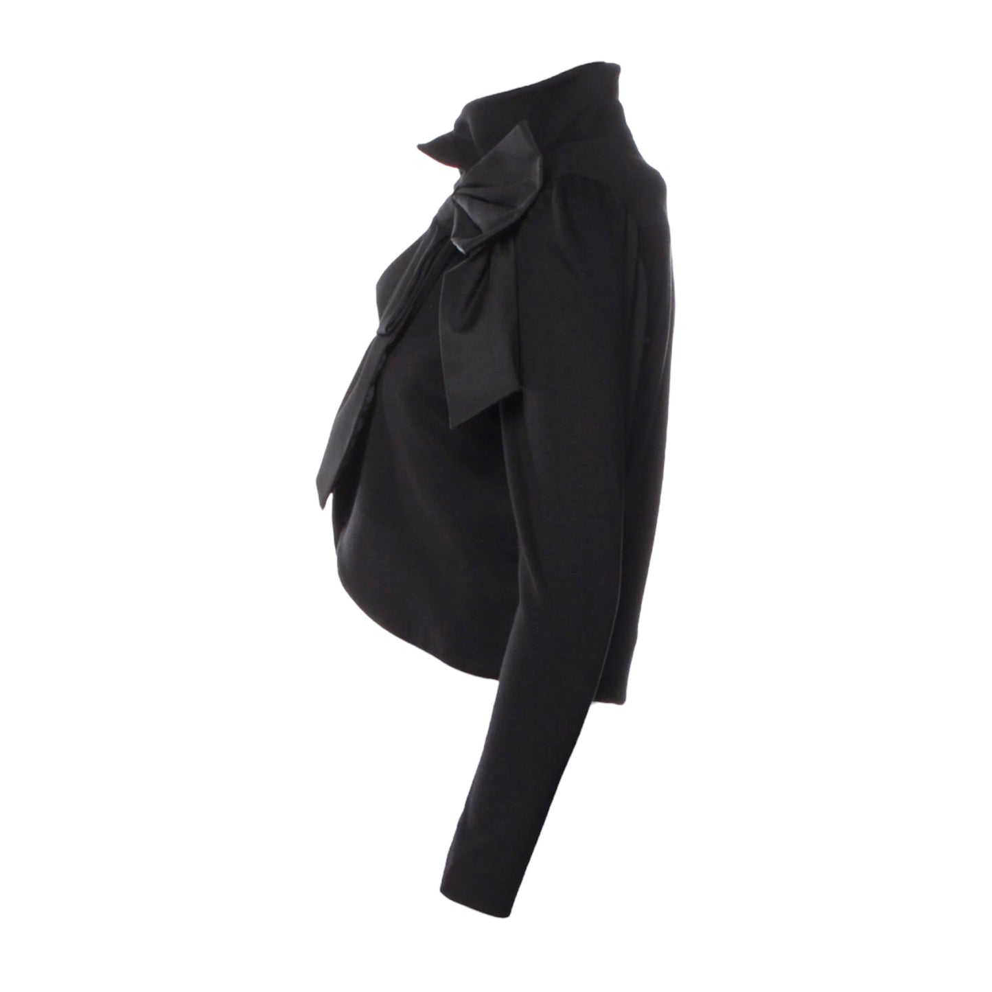 Alice + Olivia Black Bolero Jacket with Stunning Bow Accent  |SIZE: XS|
