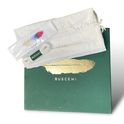 Buscemi Women’s Striped Italian Jacquard Canvas High-Tops / Silver-Tone Hardware - photo 5 of 15