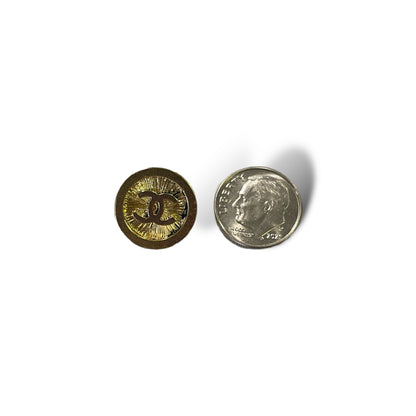 Chanel Vintage CC Interlocking Logo Buttons (two) - photo 3 of 6