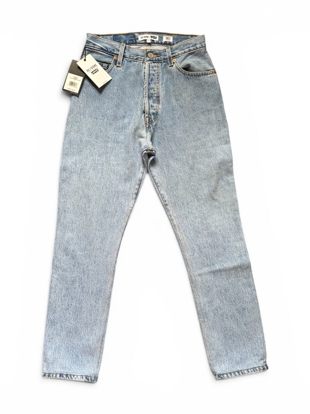 Levi's RE/DONE x Levi's Indigo High Rise Ankle Jeans Size: 25
