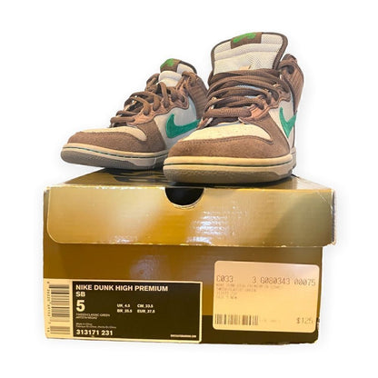 Nike NIKE Dunk High Premium SB WOOD DECK (2007). |Size: US 5 / EU 37.5|