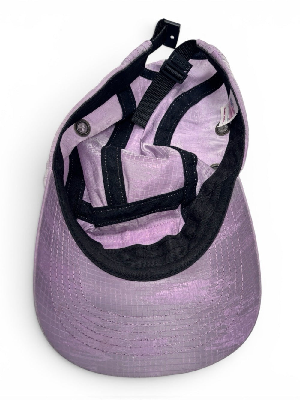 Supreme Supreme Purple Broken Camo Camp Cap