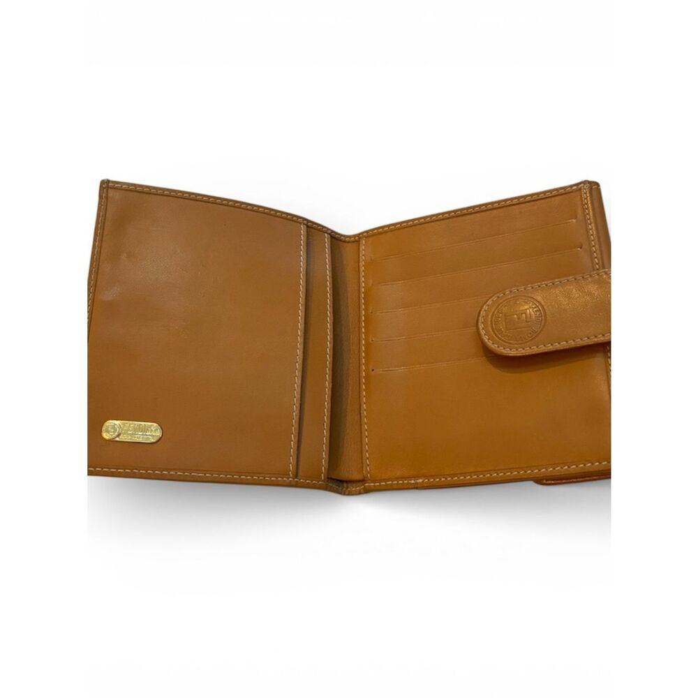 Fendi Fendi Brown and Tan Monogram Bifold Wallet