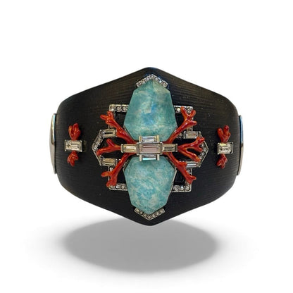 Alexis Bittar Alexis Bittar Coral Deco Hinged Bracelet