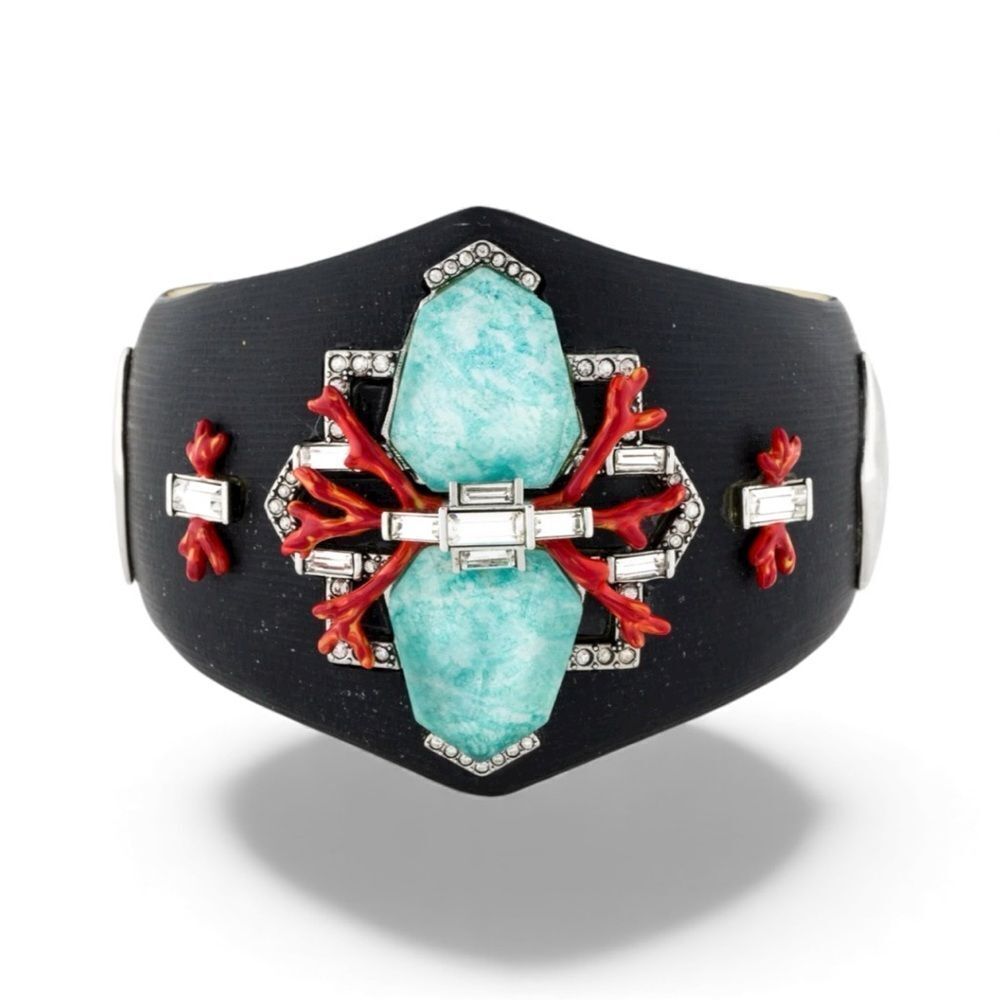 Alexis Bittar Alexis Bittar Coral Deco Hinged Bracelet