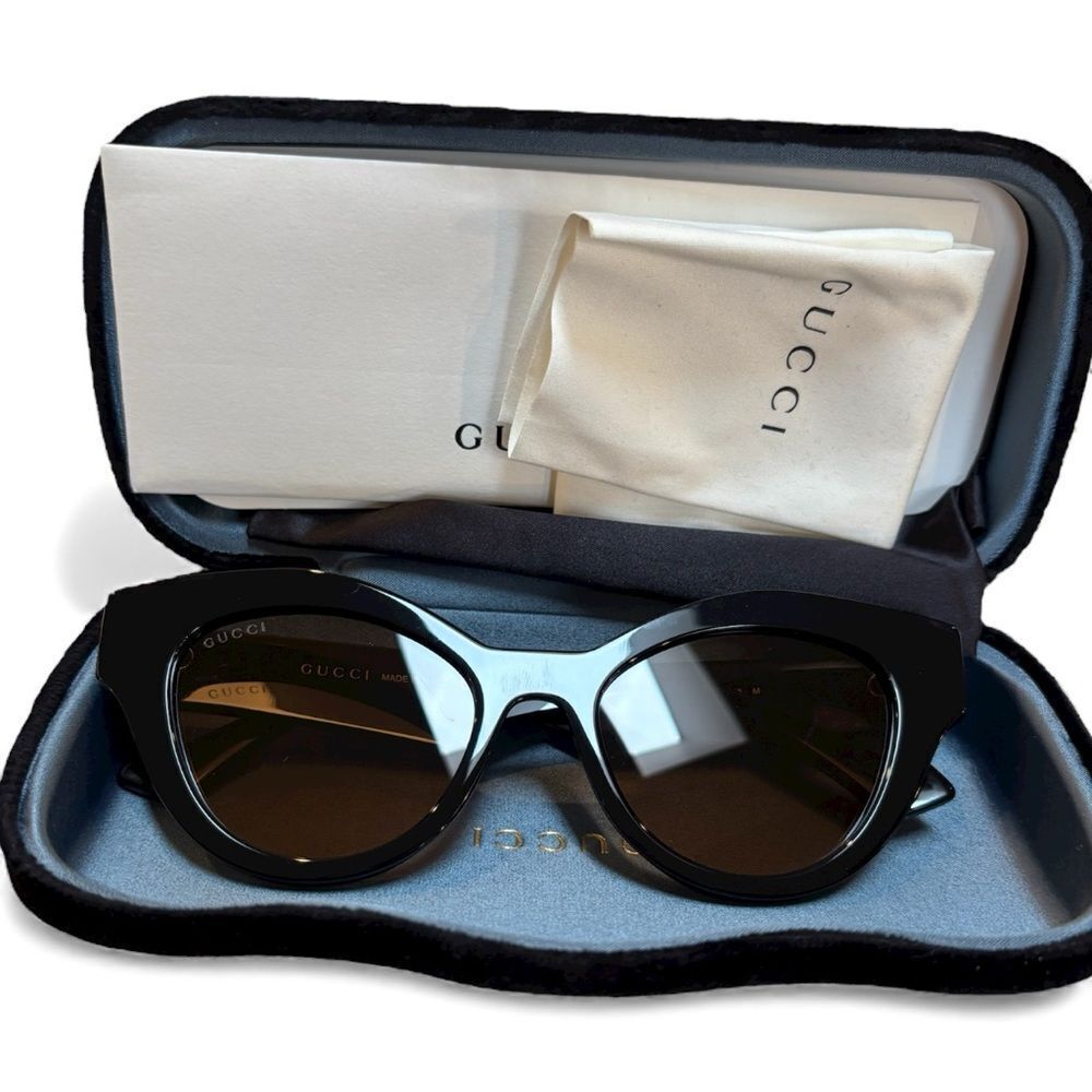Gucci Gucci Women's 51mm Sunglasses with GG gold logo