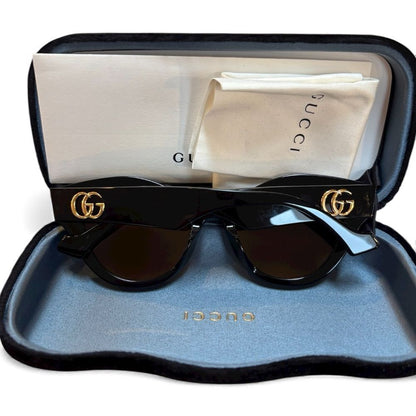 Gucci Gucci Women's 51mm Sunglasses with GG gold logo
