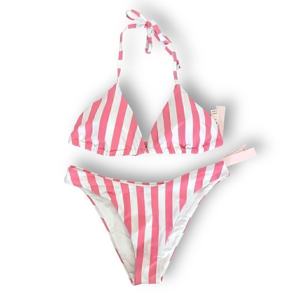 Victoria's Secret Victoria’s Secret Triangle Bikini 👙 Top & Brazilian Bottom |Size:Large|