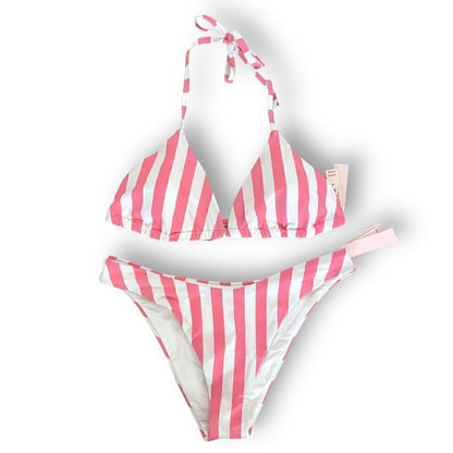 Victoria's Secret Victoria’s Secret Triangle Bikini 👙 Top & Brazilian Bottom |Size:Large|