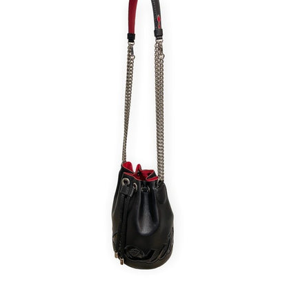 Christian Louboutin Marie Jane Black Calfskin Leather Bucket Bag - photo 3 of 10