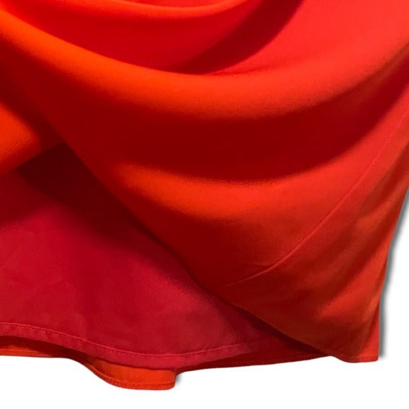 MILLY Coral Silk Dress |Size: 2|