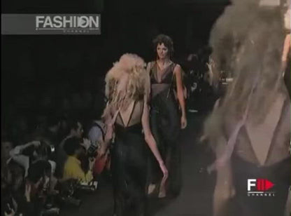 SO RARE & INSANELY STUNNING KARL LAGERFELD Silk Dress Runway