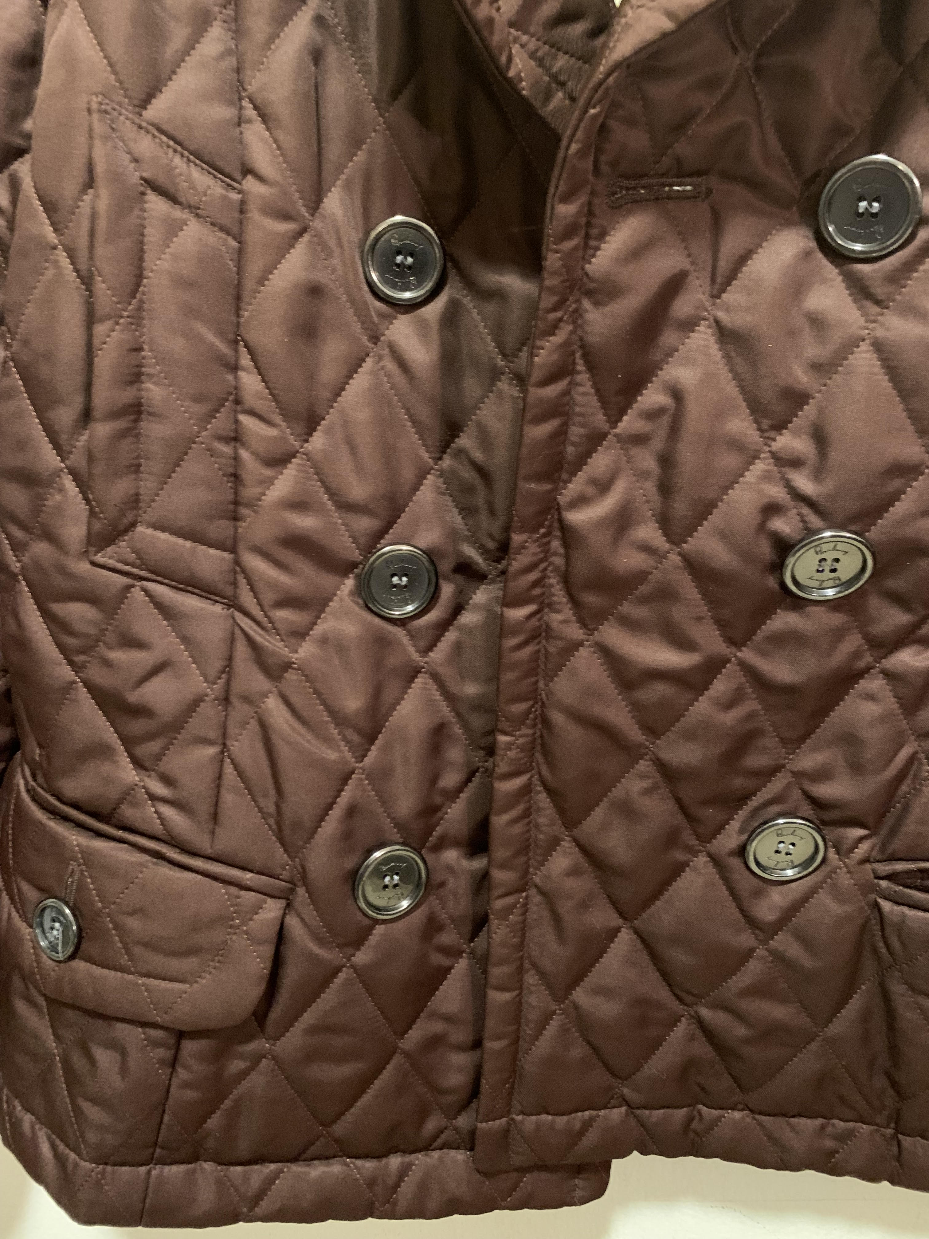 BURBERRY LONDON Women’s Brown Quilted Jacket Size: Large