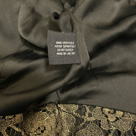 WALTER BAKER Gold Lamè Lace KHLOE JACKET  |Size: Medium|