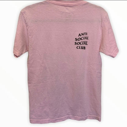 Anti Social Club Pink Women’s T-Shirt Small - photo 8 of 8