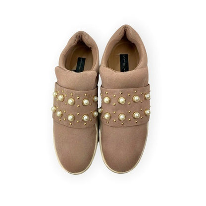 Steven By Steve Madden Slip On Blush Suede Flats - main product photo