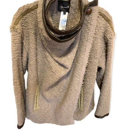 Isabel Marant Women’s wrap Sweater with button cowl neck - photo 8 of 11