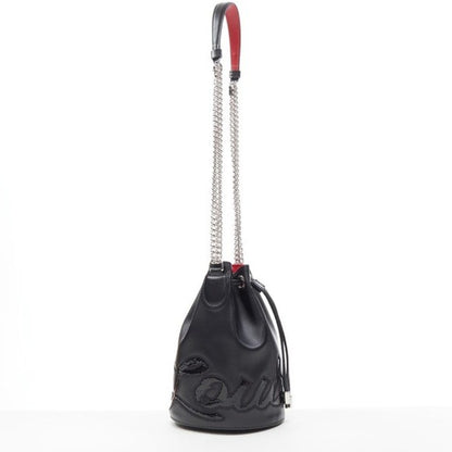 Christian Louboutin Marie Jane Black Calfskin Leather Bucket Bag - photo 10 of 10
