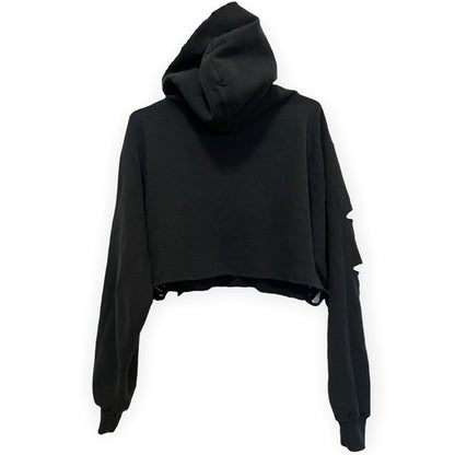 Furst of a Kind Cropped & Ripped Hoodie - photo 3 of 7