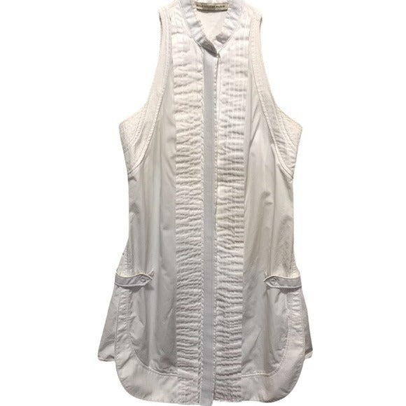 BALENCIAGA PARIS Button Down Sleeveless Dress |Size:36|
