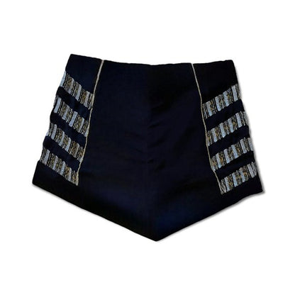 Free People Black Side Bead Detail Shorts - photo 3 of 8