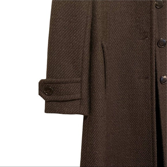 Dolce & Gabbana Wool Tie Belt Long Coat |Size:40|