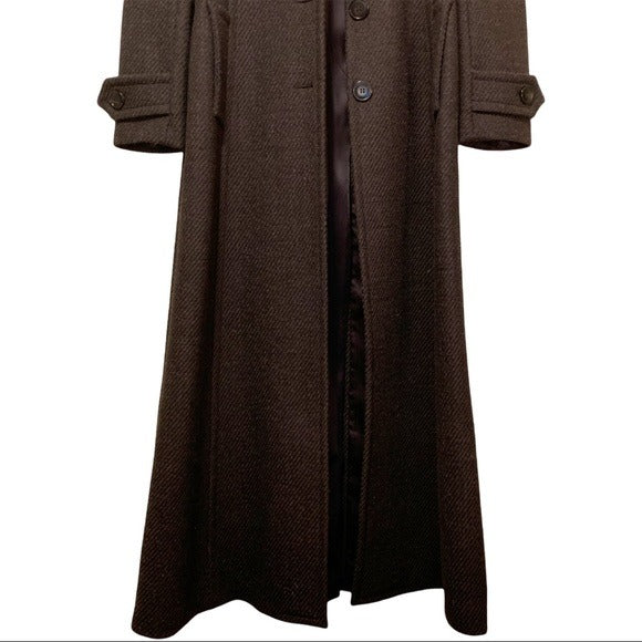 Dolce & Gabbana Wool Tie Belt Long Coat |Size:40|