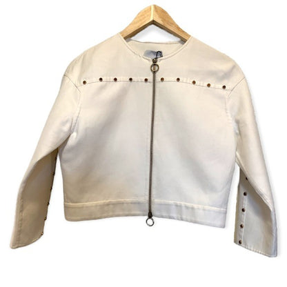 Agnona White Cropped Jacket - photo 4 of 8