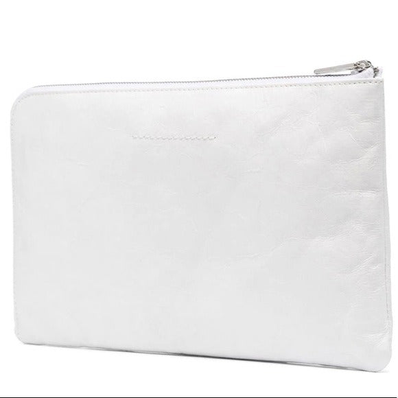 MM6 Maison Margiela logo-print clutch bag