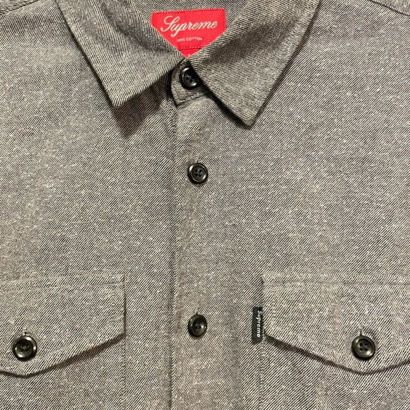 Men's SUPREME Button Down Shirt, Size: Large