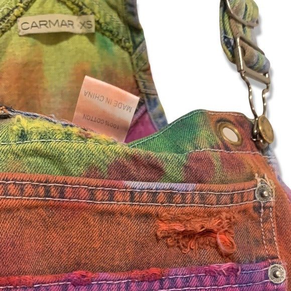 Tie-Dye CARMAR Overalls |Size: XS|