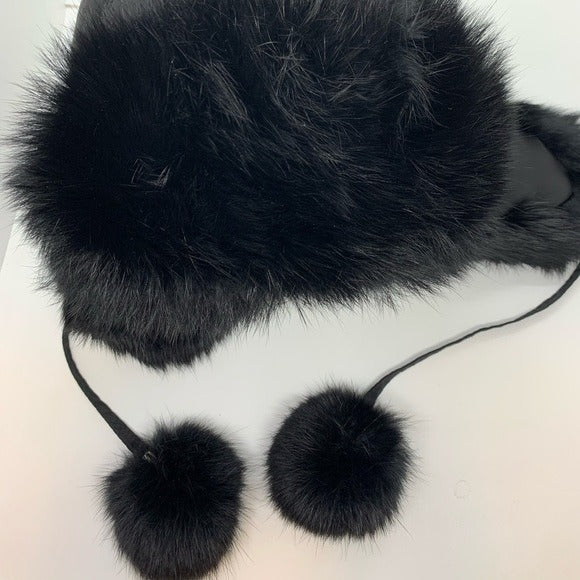 Surell Dyed Fox Fur Trapper Hat