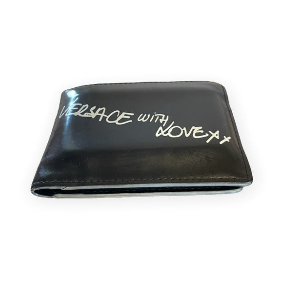 Versace Mens With Love Leather Wallet