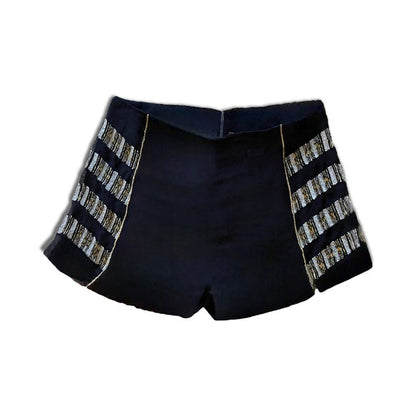 Free People Black Side Bead Detail Shorts - main product photo