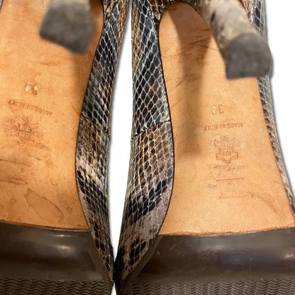 Escada Snakeskin Heels - photo 2 of 10