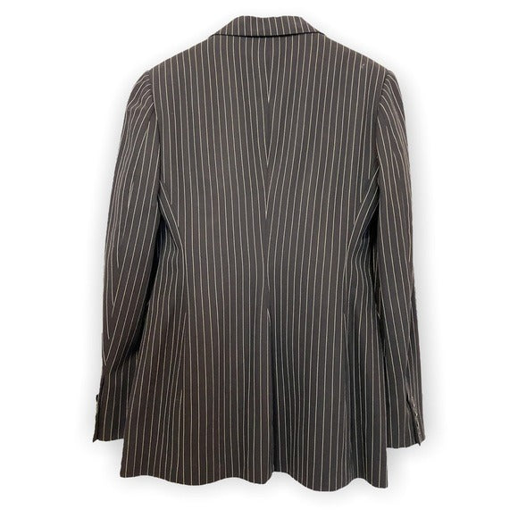 Ralph Lauren Purple Label Collection Women's Black Pinstripe Jacket |Size 6|