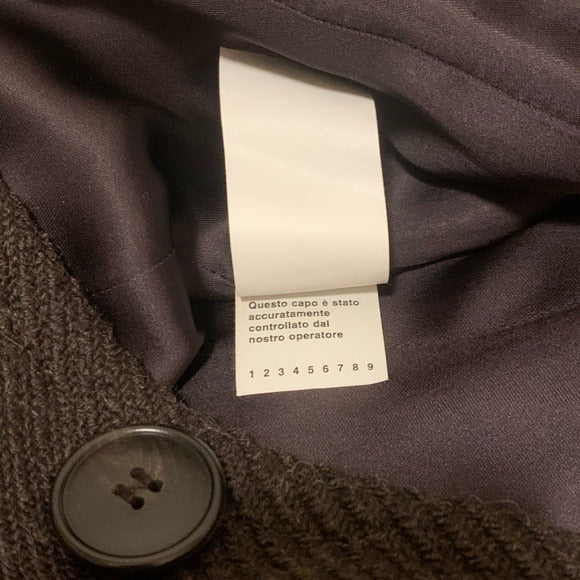 Dolce & Gabbana Wool Tie Belt Long Coat |Size:40|