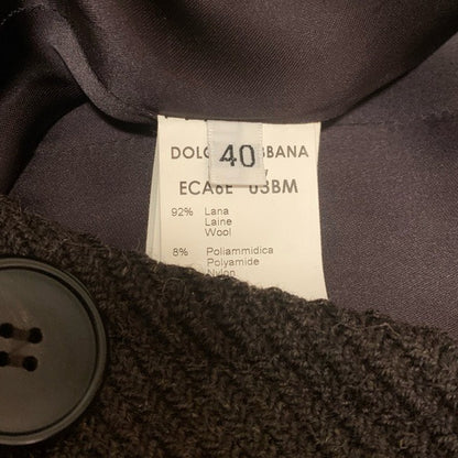 Dolce & Gabbana Wool Tie Belt Long Coat - photo 4 of 13