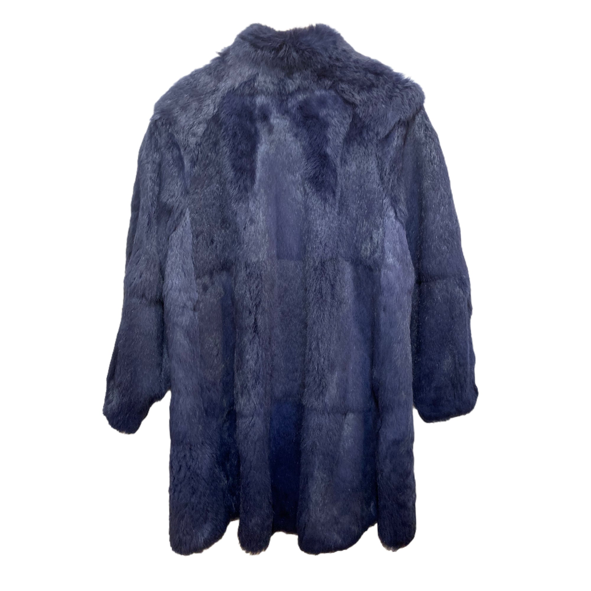 Vintage Les Copains Real Fox & Rabbit Fur Coat |Size IT42|