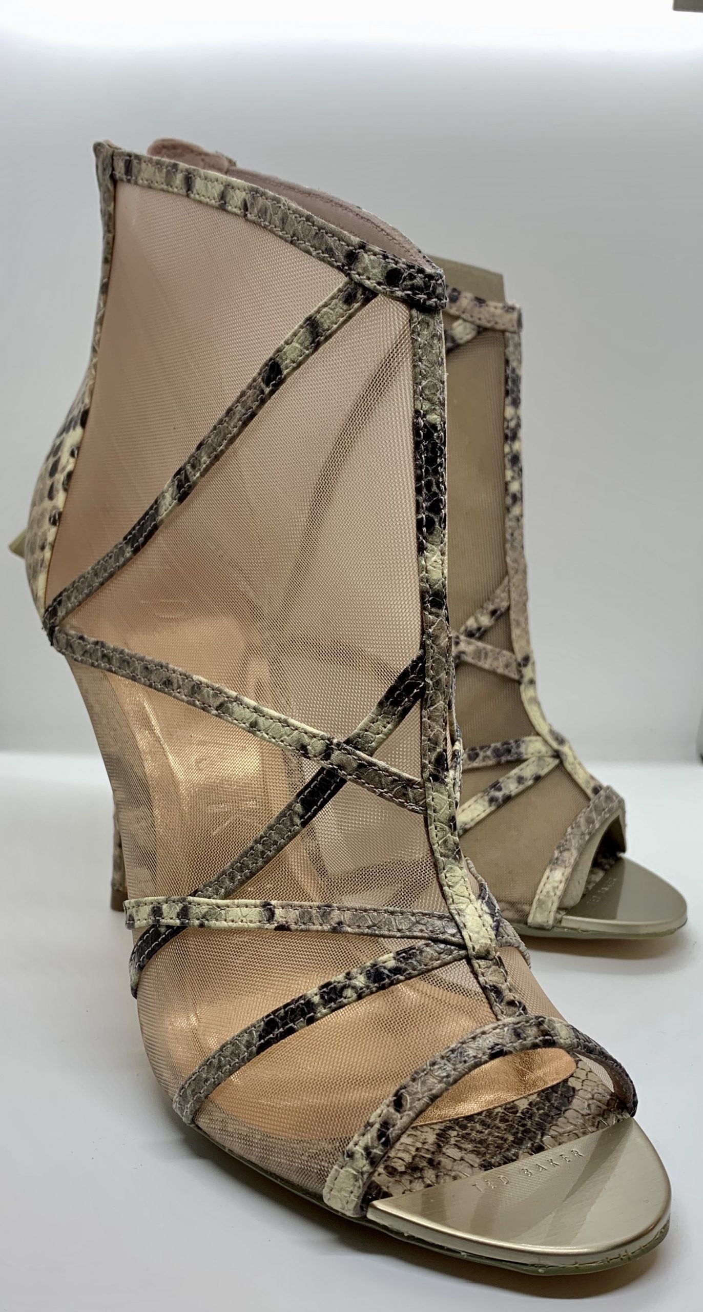 Ted Baker Mesh Heels Size 38.5