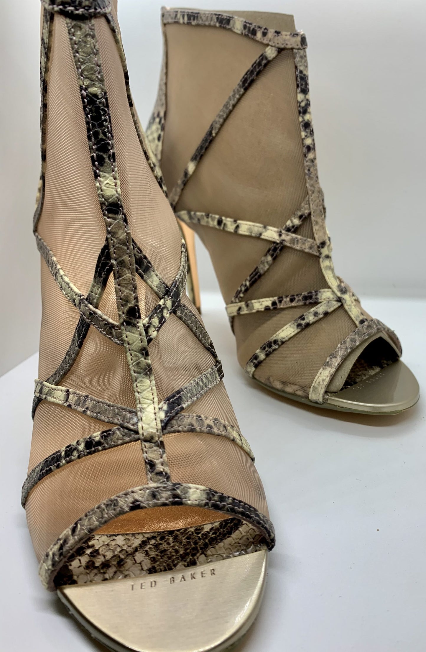 Ted Baker Mesh Heels Size 38.5