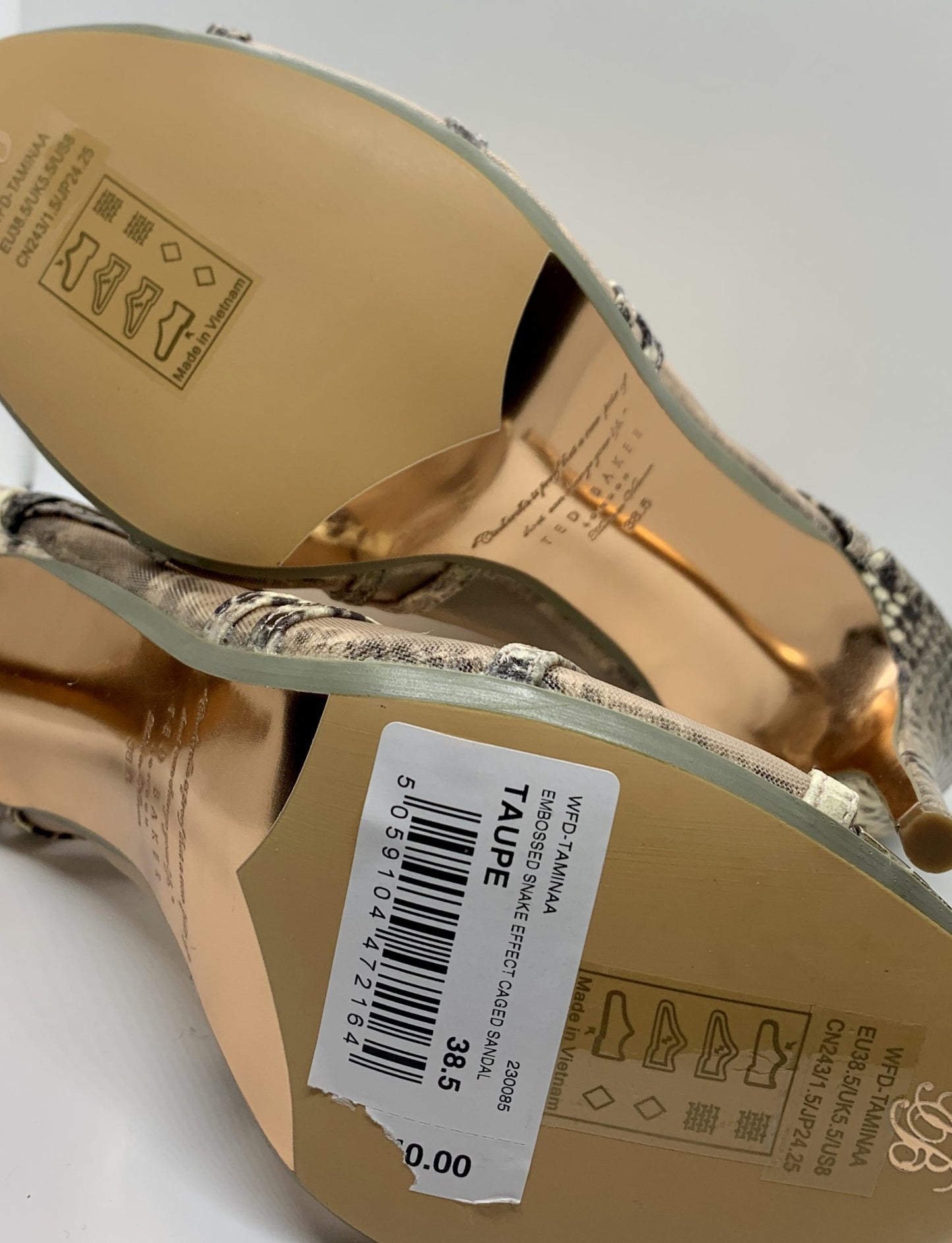 Ted Baker Mesh Heels Size 38.5