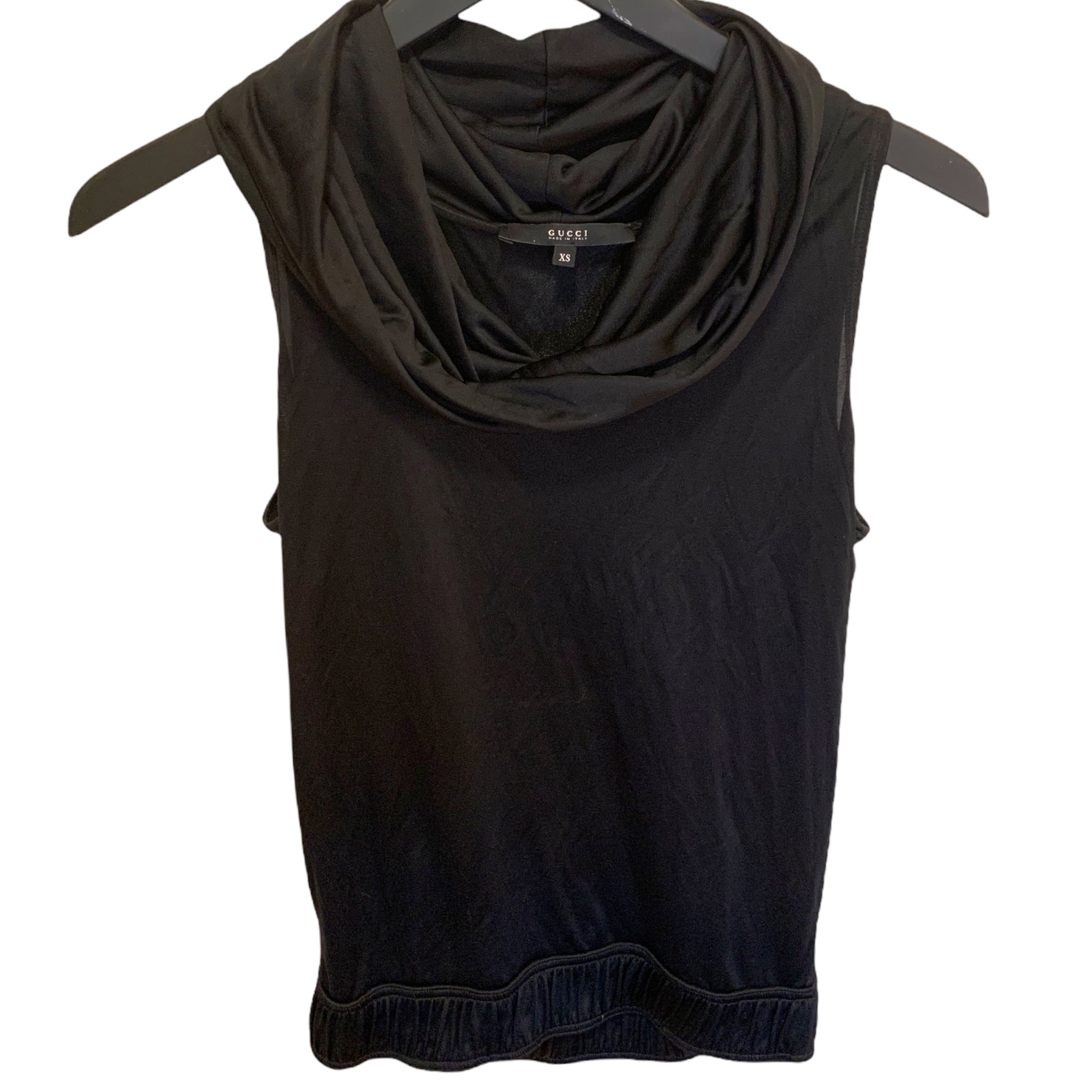 GUCCI Cowl Neck Sleeveless Top | XS |